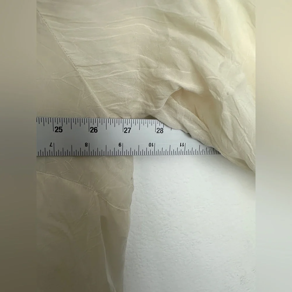 Johnny Was Ivory Floral Embroidered Tunic Top Womens  Cupra Sheer 2X - Picture 14 of 14